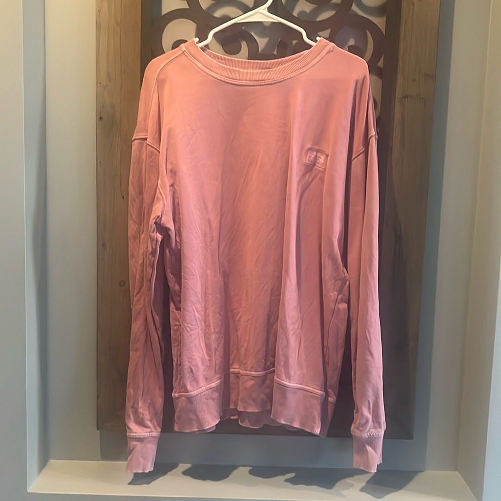 The North Face Pink Men’s Crewneck Sweatshirt Size Medium